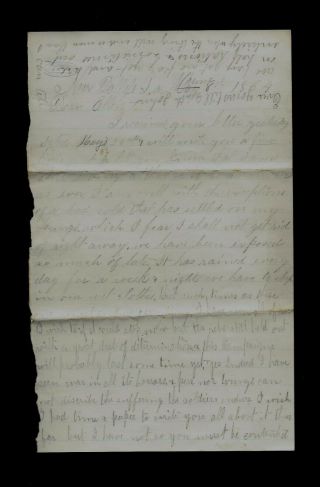 Civil War Letters - 105th Illinois Infantry,  " Our Regiment Has Lost Great Many "