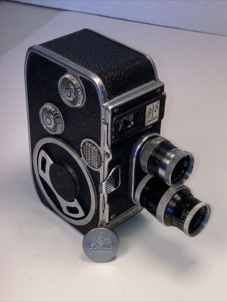 Vintage Paillard Bolex B8 - 8mm Movie Camera With 12.  5mm & 36m Yvar Lens