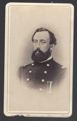 Civil War Cdv Lt Colonel George P Foster 4th Vermont Vols Vermont Brigade
