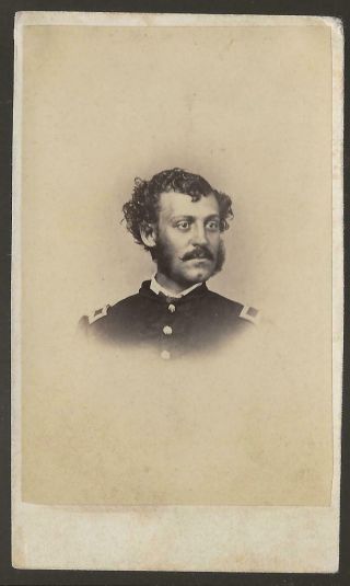 Civil War Cdv Union Future Colonel Horatio B Reed 22nd Ny Cavalry