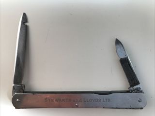 Vintage G.  Ibberson & Co Stewarts And Llyods Ltd Sheffield,  Ruler Knife