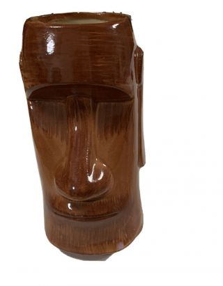 Vintage Moai Tiki Mug Trader Dick 