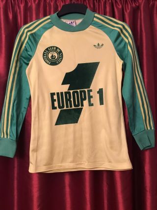 Vintage Adidas 1978 Retro Fc Nantes French Football Shirt