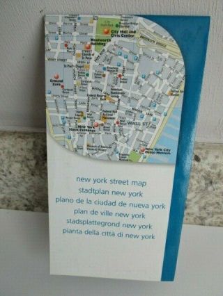 Laminated York City Street Map,  Subways,  Central Park 2006