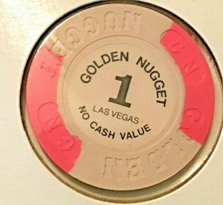 Golden Nugget Casino Las Vegas Nv $1 Casino Chip House Mold Seldom Seen Ncv Chip