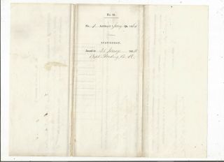 1864 CIVIL WAR DOCUMENT,  11TH CAVALRY OF ILLINOIS REQUSITION IN VICKSBURG 2