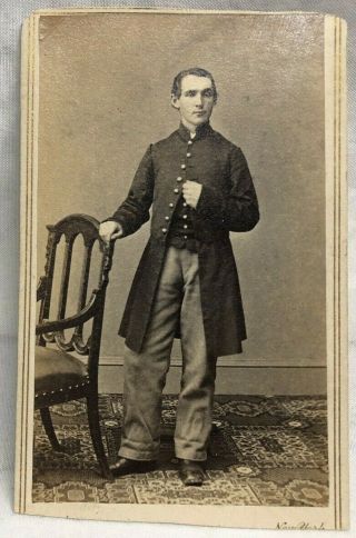Cdv Photograph Civil War Soldier Brady 