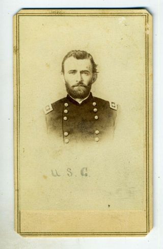 Cdv – General U.  S.  Grant – Anthony Backmark