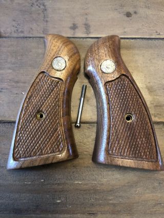 Vintage Smith And Wesson Wood Grips