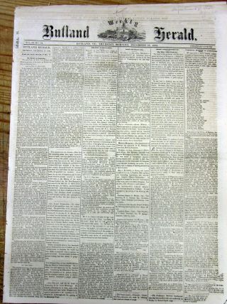1862 Civil War Newspaper W Battle Of Fredericksbug Virginia Gen Lee Vs Burnside
