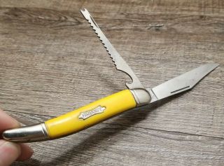 Vintage Imperial Fish Knife Made In Ireland Fish Scaler Folding Pocket Knife