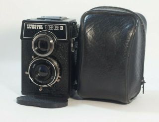 Vintage Lubitel 166b Camera Lomo Lomography Tlr 6x6 Export Ussr