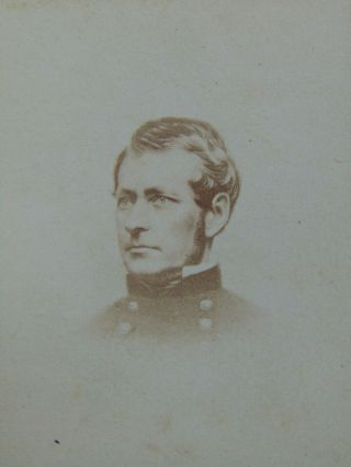 Antique Cdv Photograph Of Civil War General Joseph Hooker - 1862
