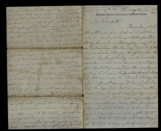 Civil War Letter - 6th Wisconsin Infantry,  Regiment Insurrection About Bad Food