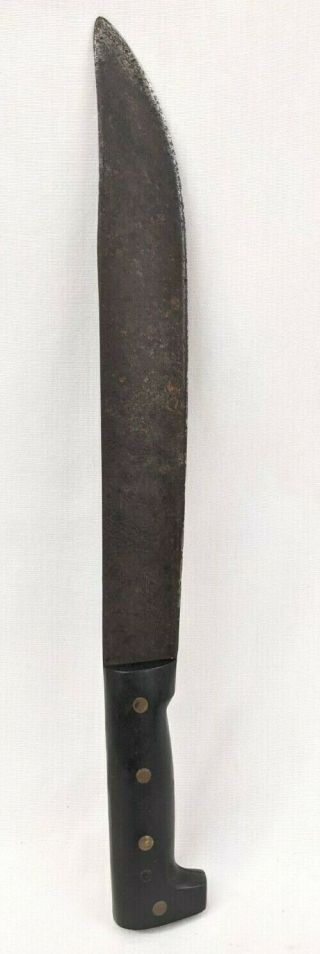 Vintage Corneta Sugar Cane Machete Jungle Knife 11.  5 " Blade 16.  5 " Overall Rusty