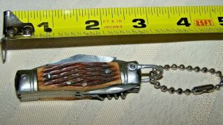 Vintage JAPAN Multi - Tool Pocket Pen Knife,  5 Tight Tools, 3