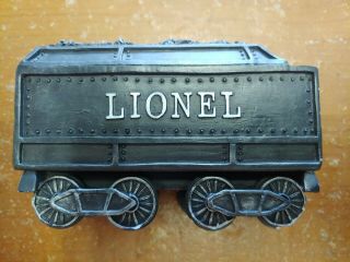 Lionel And Enesco Train Coal Car Business Card Holder Heavy Rare Discontinued