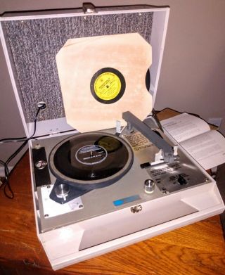 VTG Library Of Congress Blind & Handicapped Record Player Alex GRAHAM BELL RARE 2