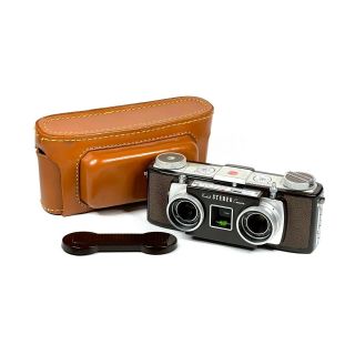 :eastman Kodak Stereo 35mm Film Vintage Camera W/ Case [ex,  ]