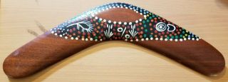 12 " Returning Boomerang Aboriginalia W.  W.  S.  Aboriginal Art Australia
