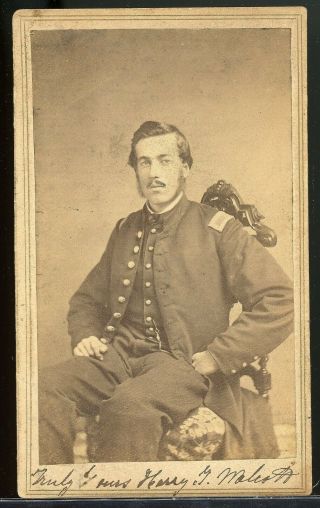 Cdv Photograph Civil War Soldier 40th York Infantry " Mozart Regiment " 5 Kia