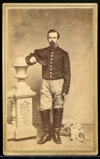 Cdv Photograph Civil War Soldier 40th York Infantry " Mozart Regiment " 2