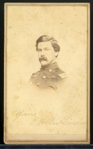 Cdv Photograph Civil War Soldier 40th York Infantry " Mozart Regiment " 1