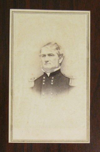 1860s Civil War Cdv Photograph Leonidas Polk Confederate General Csa