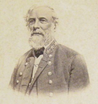 1860 ' s Civil War CDV Photograph Robert E.  Lee Confederate General CSA 2