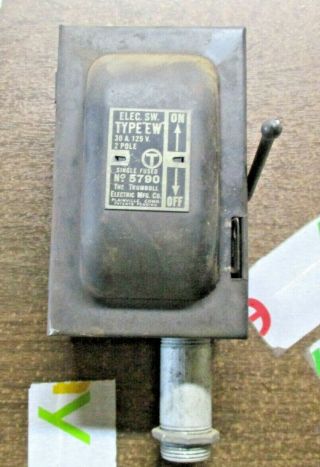 Vintage Trumbull Electric 5790 Switch Fuse Box Thing