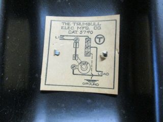 Vintage Trumbull Electric 5790 Switch Fuse Box Thing 3