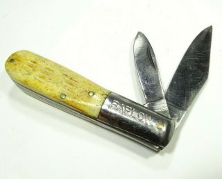Collectable Vintage 2 Folding Blade Pocket Knife Barlow