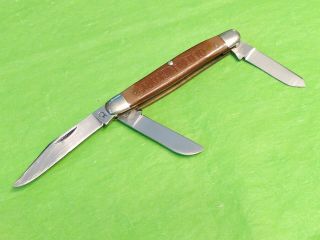 Vintage Ontario Knife Co.  Usa 602 Old Hickory 3 Blade Folding Knife