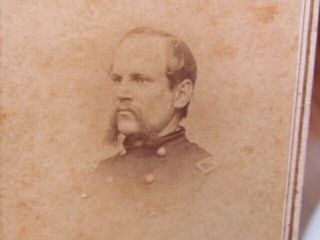 Civil War 17th York Inf.  & Us Colored Troop Colonel Nelson B.  Bartram Cdv