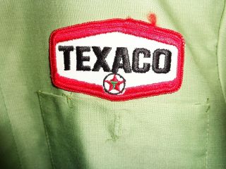 1970s TEXACO GAS FILLING STATION UNIFORM SHORT SLEEVE SHIRT 3