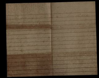 Confederate Civil War Letter - 5th Alabama Infantry Written At Camp Near Pollard