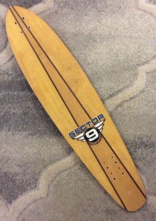 Vintage Sector 9 Skateboard Long Board Deck 42” Bamboo?.