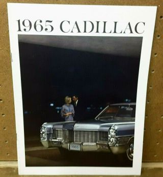 Vintage 1965 Cadillac Dealership Sales Brochure Fleetwood - Eldorado