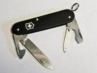 Victorinox Cadet Black Alox Swiss Army Knife -.