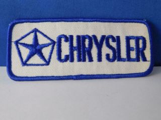 Chrysler Muscle Car Vintage Hat Patch Badge Dealer Logo Classic Auto Hot Rod