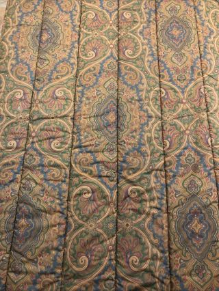 Vintage Ralph Lauren Twin Brianna Paisley Comforter 2