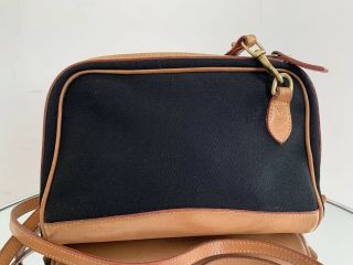 Vintage Canvas And Leather Dooney & Bourke Crossbody Bag