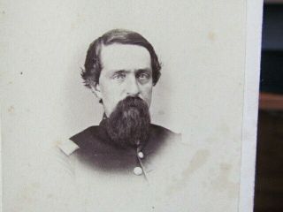 Watertown Wisconsin Civil War Officer Cdv Photograph