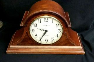 Vintage Howard Miller Dual Chime Mantle Clock Model 630 - 122