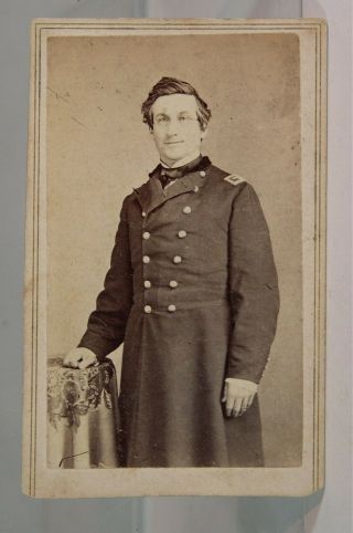 1860s Civil War Union General Charles Van Wyke Cdv Photo 10th Legion Commander