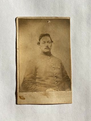 Civil War Soldier Cdv Sergeant James Mccartney 2nd Pennsylvania Heavy Artillery
