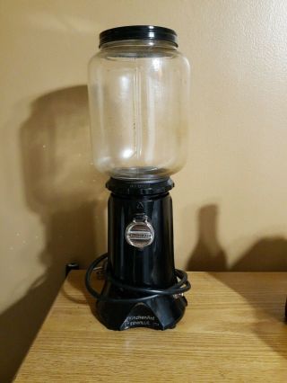 Vintage Kitchenaid Kcg200ob1 Coffee Mill /grinder Black Awesome