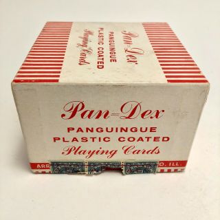 Pan Panguingue Pan Dex Playing Cards Vintage Arrco 2