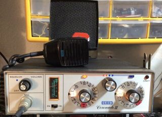 Vintage Sbe Coronado Ii Dual Monitor Cb Radio “fully Functioning”