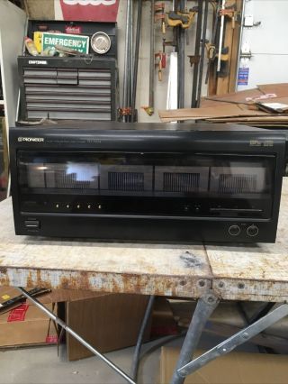 Pioneer Pd - F904 Vintage Stereo 100 - Cd Changer Compact Disc Player With Remote